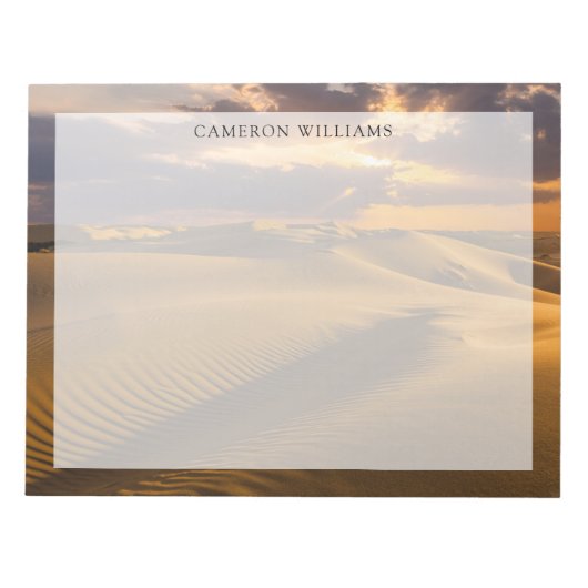 Deserts | Landscape of Sand Dunes Notitieblok (Voorkant)