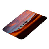 Deserts Man & Camels in the Sand Dunes Magneet (Linkerzijde)