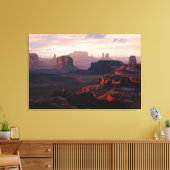 Deserts | Monument Valley Utah-Ariziona Canvas Afdruk (Insitu (Woonkamer))