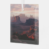 Deserts Monument Valley Utah-Ariziona Glas Ornament (Voorkant links)