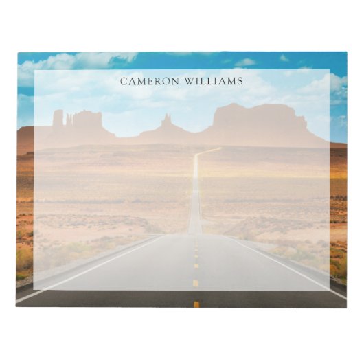 Deserts Monument Valley, Utah Notitieblok (Voorkant)