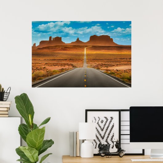Deserts Monument Valley, Utah Poster (Thuiskantoor)