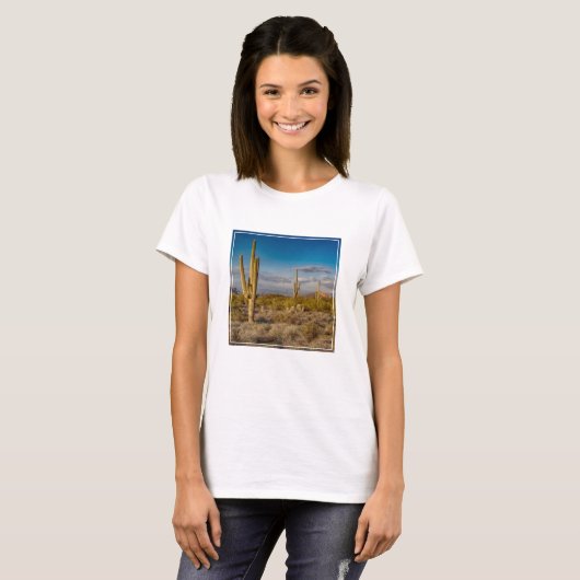 Deserts Muntains Superstition, Arizona T-shirt (Voorkant volledig)