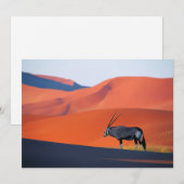 Deserts | Namib Desert Oryx Bedankkaart (Voorkant / Achterkant)