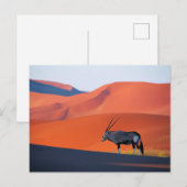 Deserts | Namib Desert Oryx Briefkaart (Voorkant / Achterkant)