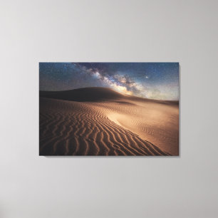 Deserts   Ordos City Mongolia China Canvas Afdruk