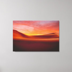 Deserts Rolling Desert Landscape Canvas Afdruk