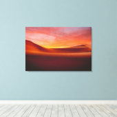 Deserts Rolling Desert Landscape Canvas Afdruk (Insitu (Houten vloer))