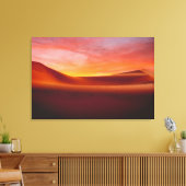 Deserts Rolling Desert Landscape Canvas Afdruk (Insitu (Woonkamer))