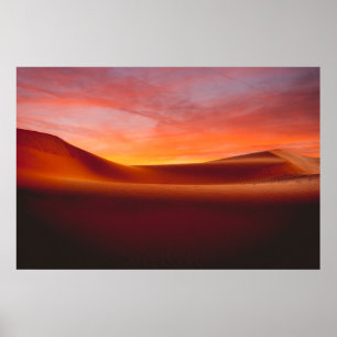 Deserts Rolling Desert Landscape Poster