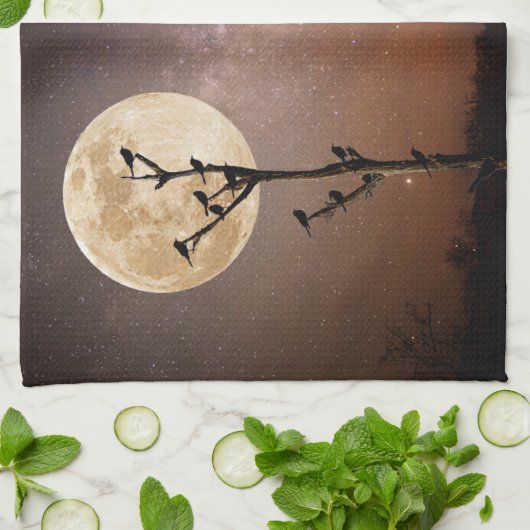 Deserts Saguaro Cactus With Birds in Desert Theedoek (Gevouwen)