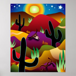 Desertscape Poster