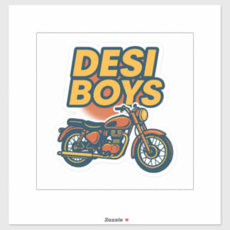 Desi Boys Classic Bike Sticker