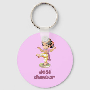 Desi Dancer Paars Sleutelhanger
