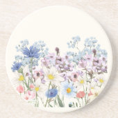 Desi Floral Zandsteen Onderzetter (Voorkant)