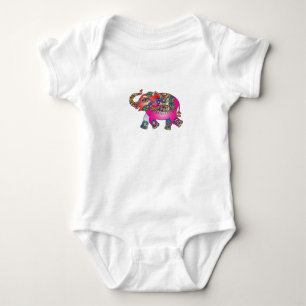 Desi Indische schattige olifant voor cartoon Romper