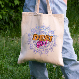 Desi Meisje Chakra Swag Tote Bag