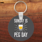 Desi Punjabi Funny Peg Day Sikh Quote Gift  Sleutelhanger (Voorkant)