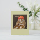 Desi the owlet carte postale (Debout devant)