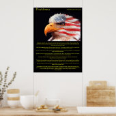 Desiderata-adelaar 1 Poster (Keuken)