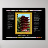 DESIDERATA affiche des temples chinois (Devant)