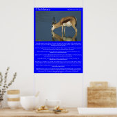 Desiderata Antelope Drink Posters (Keuken)