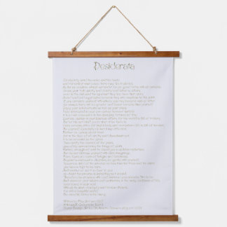 Desiderata ArtbrushUI Hand Jewel Hand Font Hangend Wandkleed