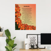 Desiderata Asian lilies Poster (Thuiskantoor)