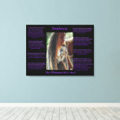 Desiderata Baby Monkey Love Canvas Afdruk (Insitu (Houten vloer))