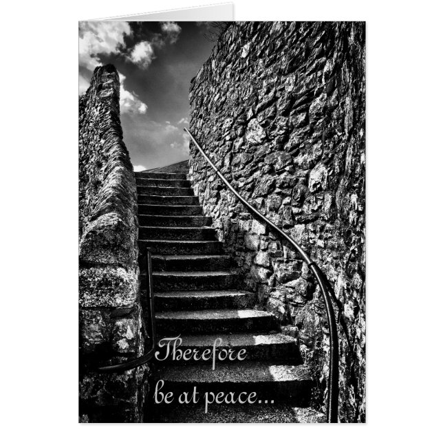 Desiderata Be At Peace notelet / card (Devant)