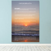 DESIDERATA Beach Golden Sunrise Foto print (Insitu (Houten vloer))