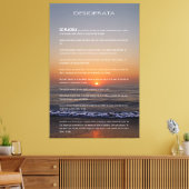 DESIDERATA Beach Golden Sunrise Foto print (Insitu (Woonkamer))