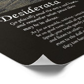 Desiderata - Beach Rock Poster (Hoek)