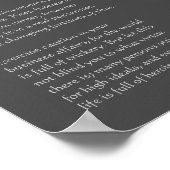 Desiderata - Been en Gone, Fine Art Poster (Hoek)