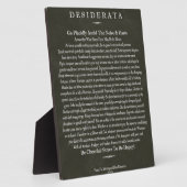 Desiderata Blackboard Chalk Art Fotoplaat (Zijkant)