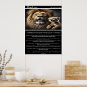 Desiderata: blije echo's poster (Keuken)