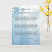 DESIDERATA Card=Clouds Kaart (Gele Bloem)