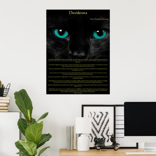 Desiderata Cat Eyes Posters (Thuiskantoor)
