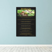 Desiderata Cat Fight Canvas Afdruk (Insitu (Houten vloer))