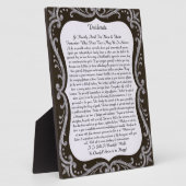 Desiderata Chalk Art Fotoplaat (Zijkant)