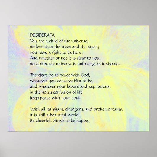 DESIDERATA Changement de Daisy poster (Devant)