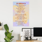 DESIDERATA Changement de Daisy poster (Bureau à domicile)