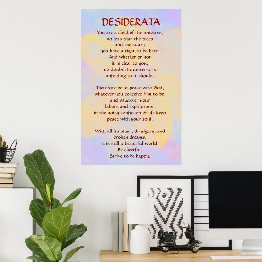 DESIDERATA Changement de Daisy poster (Bureau à domicile)