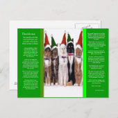 DESIDERATA Christmas Cats Briefkaart (Voorkant / Achterkant)