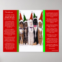 DESIDERATA Christmas Cats Posters