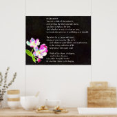 DESIDERATA Cosmic Blossom poster (Keuken)