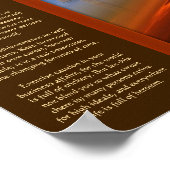 DESIDERATA Croix au-dessus des affiches de la Terr (Coin)