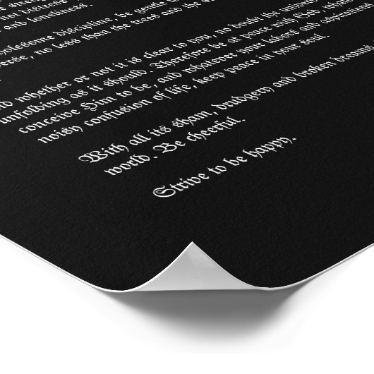 Desiderata - De krab nebula in Taurus Poster (Hoek)