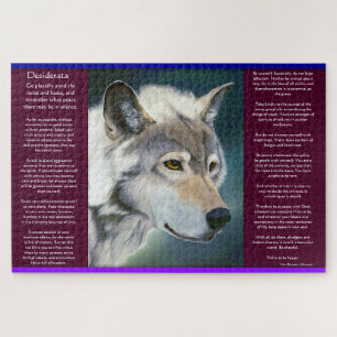 Desiderata door de witte wolf Max Ehrmann  Legpuzzel