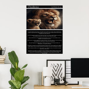 Desiderata: een moment van gedeelde kracht poster